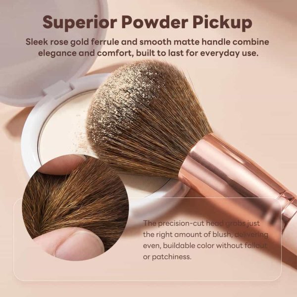 MAANGE 15PCS Makeup Brushes Foundation Eyeshadow Private Label & Customizable Makeup Tools Professional Makeup Brush Set