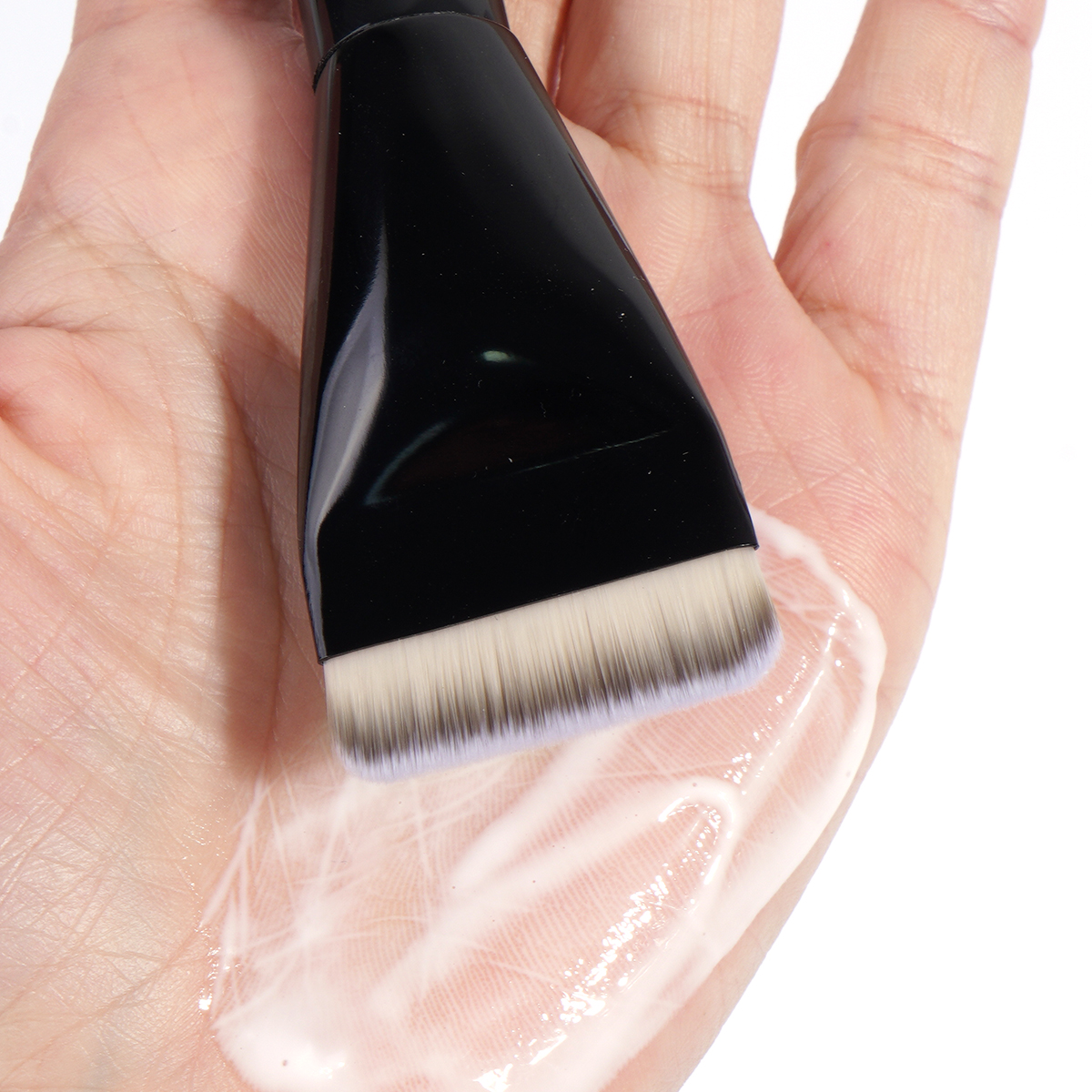 MAANGE Custom Logo OEM&ODM  Aluminum Tube Synthetic Hair High Quality Single Makeup Foundation Brush Makeup Brush - 图片 4
