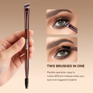 MAANGE Private Label Custom OEM&ODM 6PCS Double-ended Makeup Brush Foundation Concealer Eye Shadow Brush Facial Makeup Brush Set - 图片 3