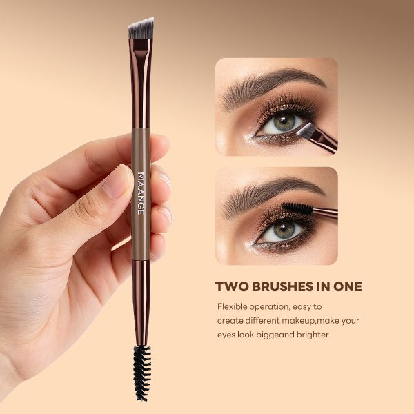 MAANGE Custom OEM&ODM 6PCS Double-ended Makeup Brushes Foundation Concealer Eye Shadow Brush Facial Makeup Brush Set