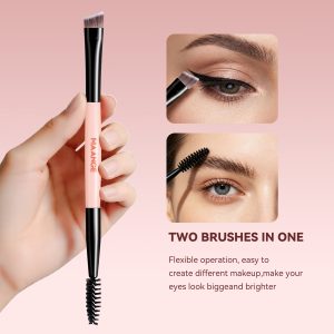 MAANGE Custom OEM&ODM 6PCS Double-ended Makeup Brushes Foundation Concealer Blush Eyeshadow Facial Makeup Brush Set - 图片 2