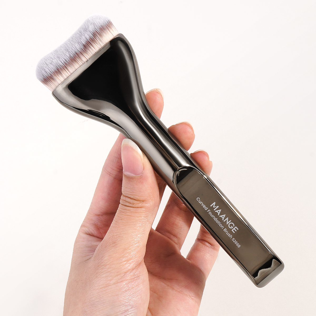 MAANGE Custom Logo OEM&ODM  Aluminum Tube Synthetic Hair High Quality Single Makeup Foundation Brush Makeup Brushes - 图片 5