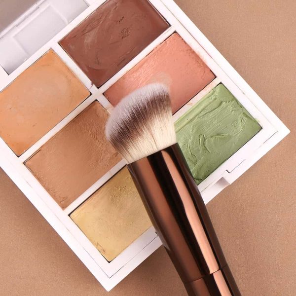 Maange Private Label Single Makeup Brush Nylon Hair Foundation Loose Powder Concealer Professional Makeup Brush
