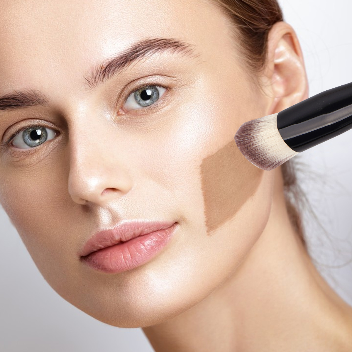 MAANGE Wholesale 6PCS Brush  Foundation Brushes Concealer Brushes Eyeshadow Customizable Facial Professional Makeup Brush Set - 图片 5
