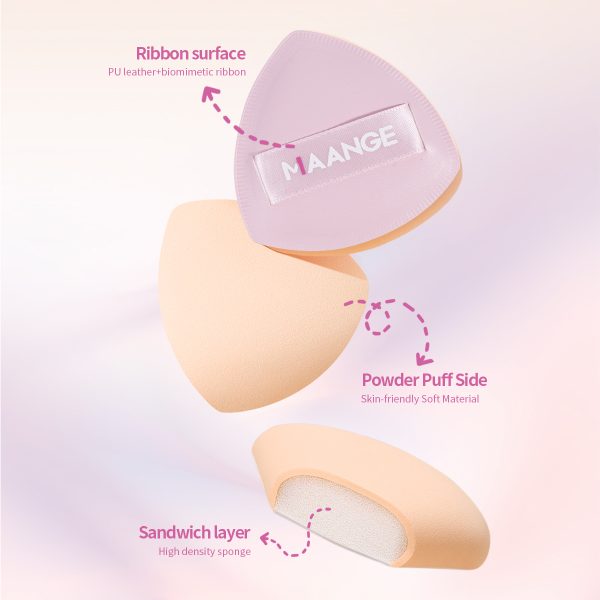 MAANGE Wholesale 20pcs Makeup Brush Private Label  2pcs Powder Puff Professional Makeup Brush Kit Luxury Face Makeup Brush Set