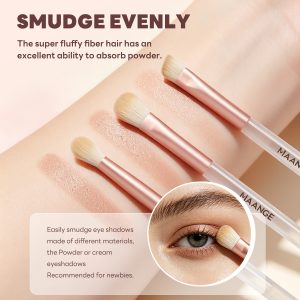 MAANGE Custom OEM&ODM 6PCS Double-ended Makeup Brushes Foundation  Concealer  Eye Shadow Brush Facial Makeup Brush Set - 图片 3
