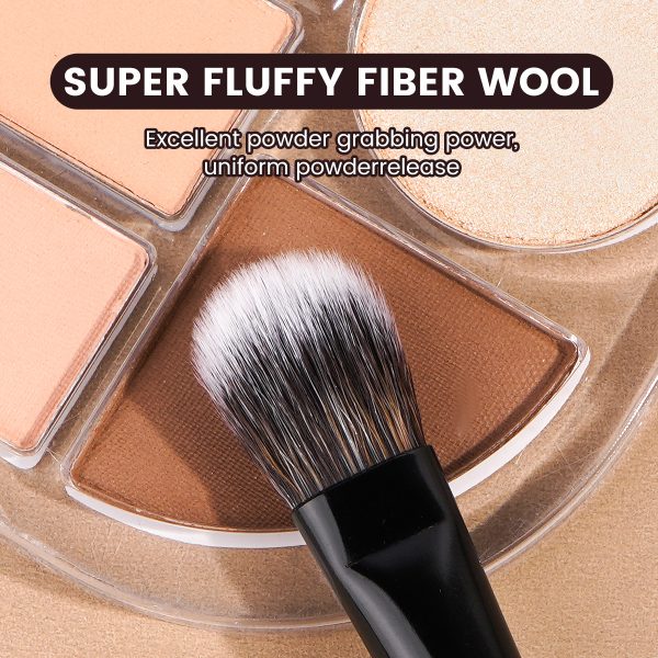 MAANGE Custom OEM&ODM 8PCS Makeup Brush Loose Powder Foundation Concealer Blush  Makeup Bag Professional Makeup Brush Set