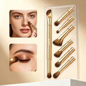 MAANGE New Arrival 8-in-1 Custom OEM&ODM 8-in-1 Single Makeup Brush High-quality Eyes Professional Facial Makeup Brush - 图片 5