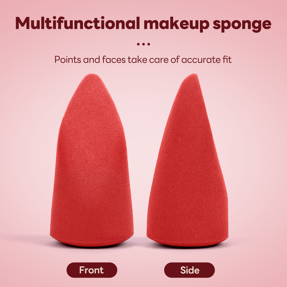 MAANGE Custom Logo OEM&ODM 3pcs  Brush Foundation Blush Loose Powder Brush  4pcs Powder Puff Wholesale Facial Makeup Brush Set - 图片 4