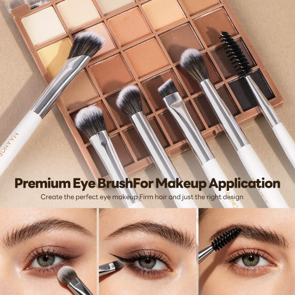 MAANGE Private Label Professional Wholesale 16pcs Double-ended Brush Eye Shadow Loose Powder Foundation Liquid Makeup Brush Set