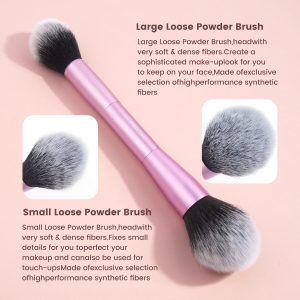 MAANGE Wholesale 20pcs Makeup Brush Private Label  2pcs Powder Puff Professional Makeup Brush Kit Luxury Face Makeup Brush Set - 图片 5