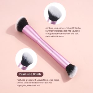 MAANGE Wholesale 20pcs Makeup Brush Private Label  2pcs Powder Puff Professional Makeup Brush Kit Luxury Face Makeup Brush Set - 图片 7