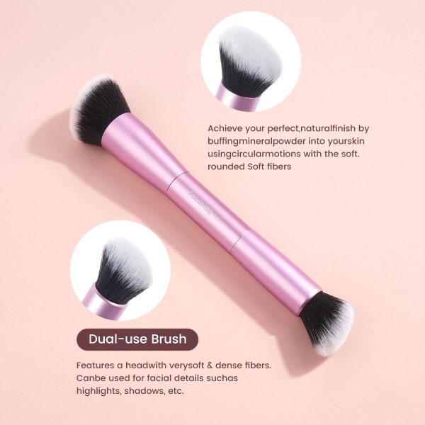 MAANGE Wholesale 20pcs Makeup Brush Private Label  2pcs Powder Puff Professional Makeup Brush Kit Luxury Face Makeup Brush Set