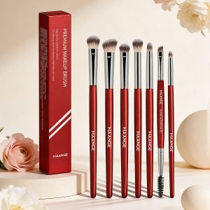 MAANGE Professional 7PCS Makeup Brush Set Face Powder Foundation Concealer Eyeshadow Makeup Box Professional Makeup Brush Set