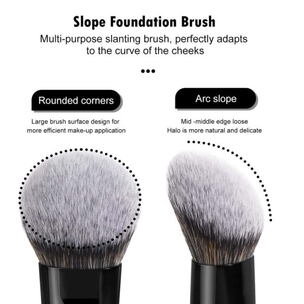 MAANGE Wholesale Private Label Professional Single Makeup Brush Foundation Loose Powder Blush Professional Makeup Brush Set