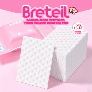 Breteil Wholesale Double-Sided Diamond-Shaped Cotton Pads Extra Large Thick Soft Skin-Friendly Suitable for Wet Compresses