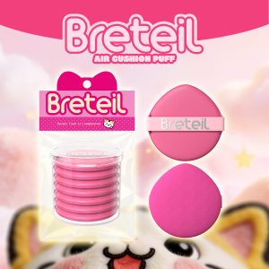 Breteil Wholesale  3PCS Powder Puff Loose Sponge Washable Powder Cosmetic Soft Cotton Puff Teardrop-shaped 7PCS Powder Puff