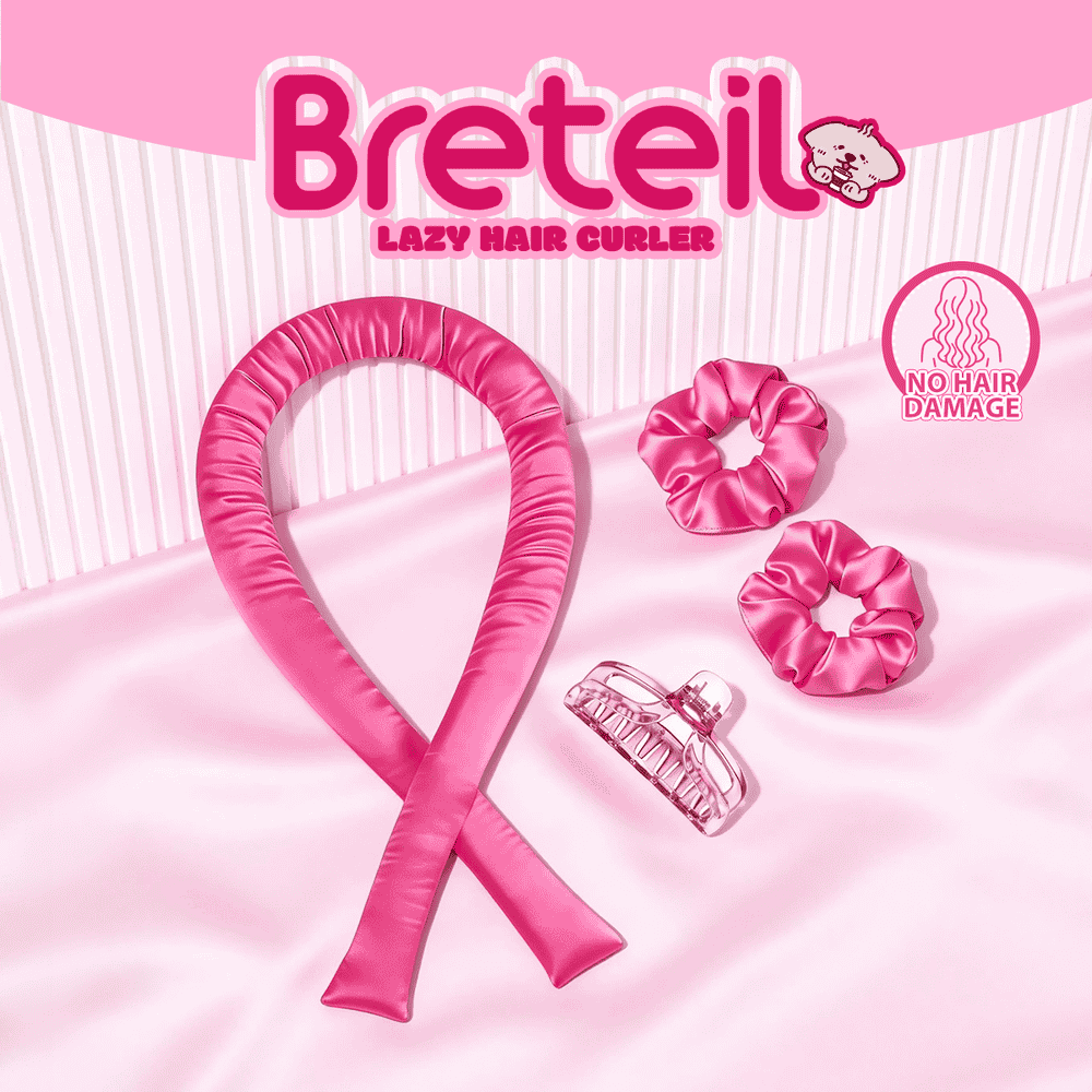 Breteil Wholesale Heatless Hair Curling Set Hair Clips Scrunchies No Heat Damage Hair Styling KitSoft Sleeping Hair Curlers - 图片 1
