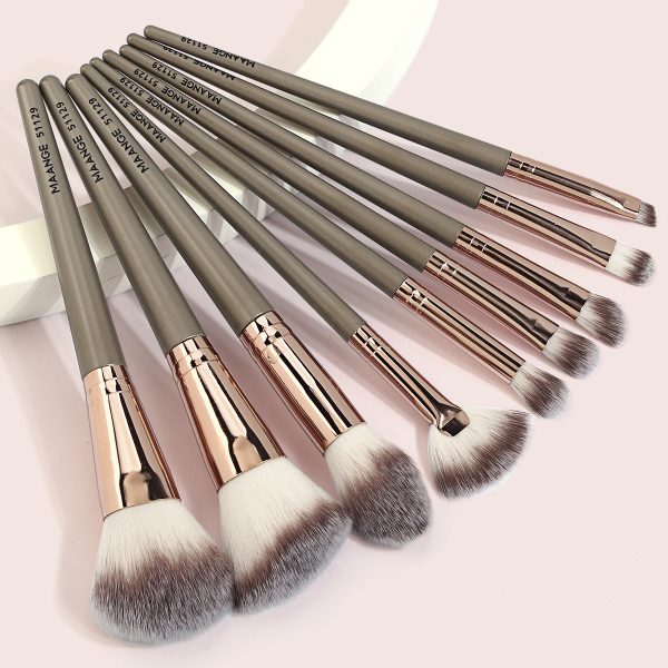 MAANGE 9 Pieces Multi-functional Makeup Brush Set Eyeshadow Powder Powder and Base Liquid Brush