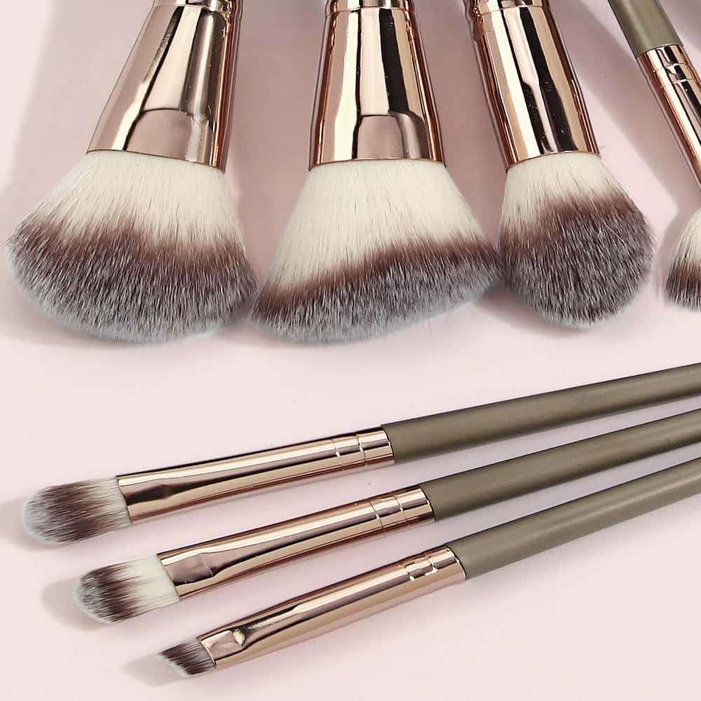 MAANGE 9 Pieces Multi-functional Makeup Brush Set Eyeshadow Powder Powder and Base Liquid Brush - 图片 2