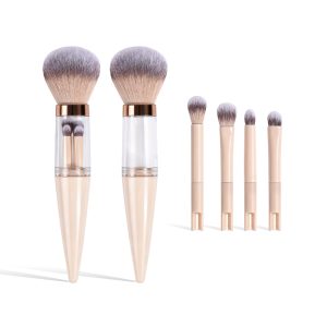 MAANGE Custom OEM&ODM 5-in-1 Single Makeup Brush High-quality Multi-purpose Professional Facial Makeup Brush Set - 图片 7