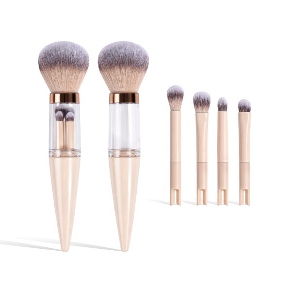 MAANGE Custom OEM&ODM 5-in-1 Single Makeup Brush High-quality Multi-purpose Professional Facial Makeup Brush Set