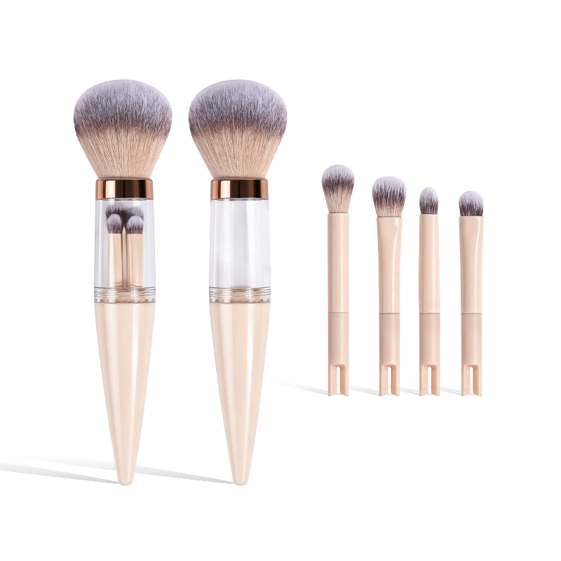 MAANGE Custom OEM&ODM 5-in-1 Single Makeup Brush High-quality Multi-purpose Professional Facial Makeup Brush Set - 图片 7