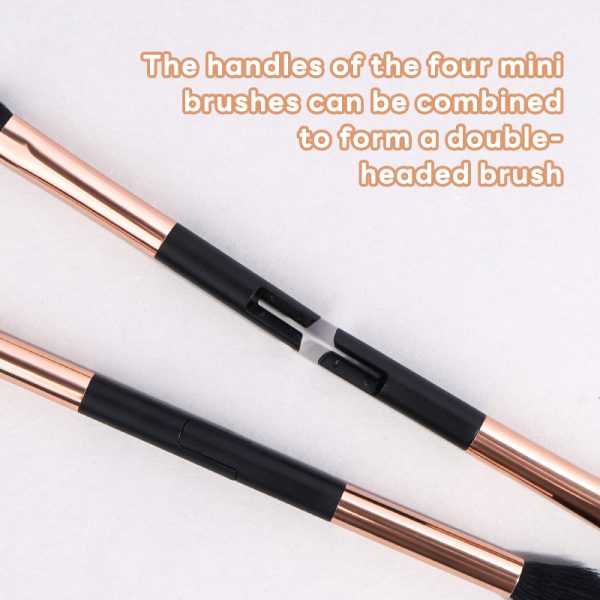 MAANGE New Arrival 5-in-1 Custom OEM&ODM 5-in-1 Single Makeup Brush High-quality Multi-purpose Professional Facial Makeup Brush