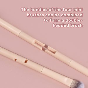 MAANGE Custom OEM&ODM 5-in-1 Single Makeup Brush High-quality Multi-purpose Professional Facial Makeup Brush Set - 图片 4