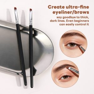 MAANGE  Wholesale High Quality 10pcs Eyes Makeup Brush Set Eyeliner Eyebrow Eyelids EyeShadow Eye Makeup Brush Set - 图片 3