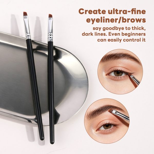 MAANGE Wholesale High Quality 10pcs Eyes Makeup Brush Set Eyeliner Eyebrow Eyelids EyeShadow Eye Makeup Brush Set