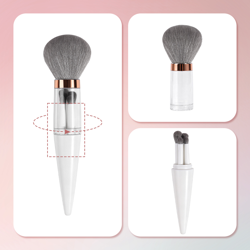 MAANGE Wholesale 5-in-1 Custom OEM&ODM 5-in-1 Single Makeup Brush High-quality Multi-purpose Professional Facial Makeup Brush - 图片 10