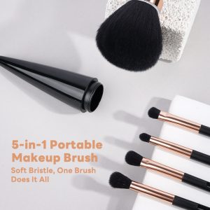 MAANGE New Arrival 5-in-1 Custom OEM&ODM 5-in-1 Single Makeup Brush High-quality Multi-purpose Professional Facial Makeup Brush - 图片 2