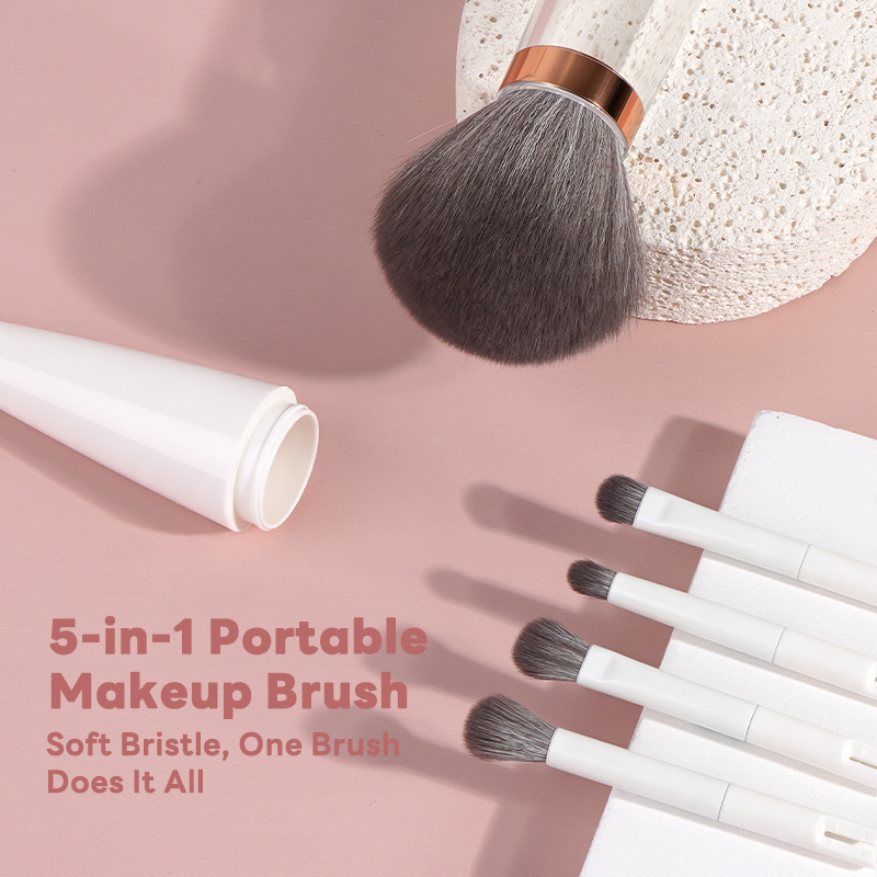 MAANGE Wholesale 5-in-1 Custom OEM&ODM 5-in-1 Single Makeup Brush High-quality Multi-purpose Professional Facial Makeup Brush - 图片 6