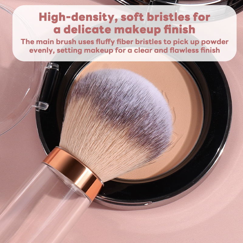 MAANGE Custom OEM&ODM 5-in-1 Single Makeup Brush High-quality Multi-purpose Professional Facial Makeup Brush Set - 图片 3
