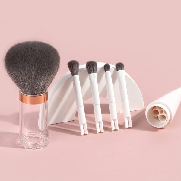 MAANGE Wholesale 5-in-1 Custom OEM&ODM 5-in-1 Single Makeup Brush High-quality Multi-purpose Professional Facial Makeup Brush