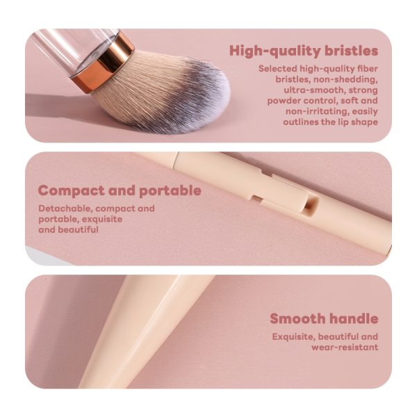 MAANGE Custom OEM&ODM 5-in-1 Single Makeup Brush High-quality Multi-purpose Professional Facial Makeup Brush Set