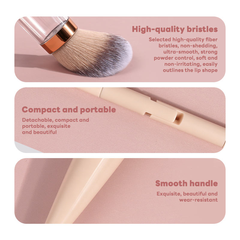 MAANGE Custom OEM&ODM 5-in-1 Single Makeup Brush High-quality Multi-purpose Professional Facial Makeup Brush Set - 图片 6