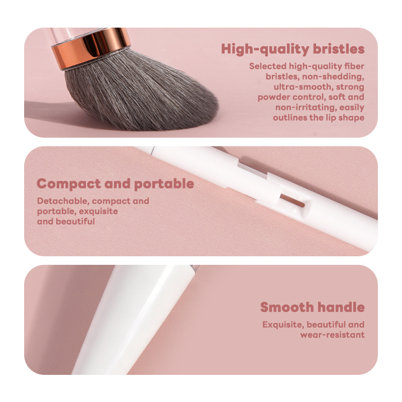 MAANGE Wholesale 5-in-1 Custom OEM&ODM 5-in-1 Single Makeup Brush High-quality Multi-purpose Professional Facial Makeup Brush - 图片 8