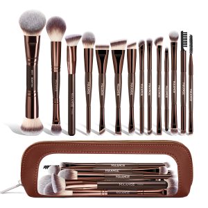 MAANGE Professional Makeup Brush Set 14PCS Makeup Brush Set Foundation Concealer Eyeshadow Loose Powder Blush Makeup Brush Set