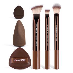 MAANGE Wholesale 3pcs Makeup Brush Beauty Tools 3PCS Powder Puff Foundation Blush Loose Powder Professional Makeup Brush Set