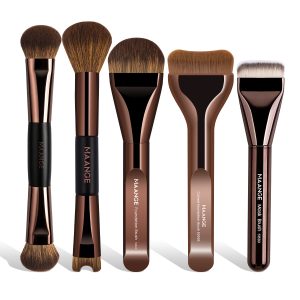 MAANGE Professional 5PCS Makeup Brush Set Foundation Contour Loose Powder  Makeup Brushes Makeup Brush Set