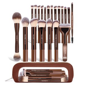 MAANGE High Quality  20PCS Makeup Brushes Powder Puff Blush Eyeshadow Foundation Professional Facial Makeup Brush Set