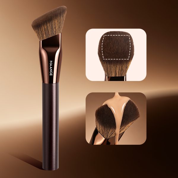 MAANGE Wholesale Private Label Single Makeup Brush Foundation Loose Powder Blush Professional Foundation Makeup Brush