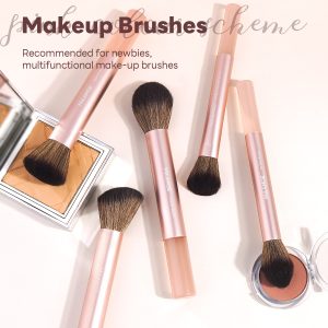 MAANGE Wholesale 13pcs Makeup Brushes 1PCS Powder Puff Foundation Blush Contouring Eyeshadow FacialProfessional Makeup Brush Kit - 图片 3