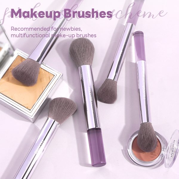 MAANGE Custom 13pcs Makeup Brushes 1PCS Powder Puff Foundation Blush Contouring Eyeshadow Facial Professional Makeup Brush Set