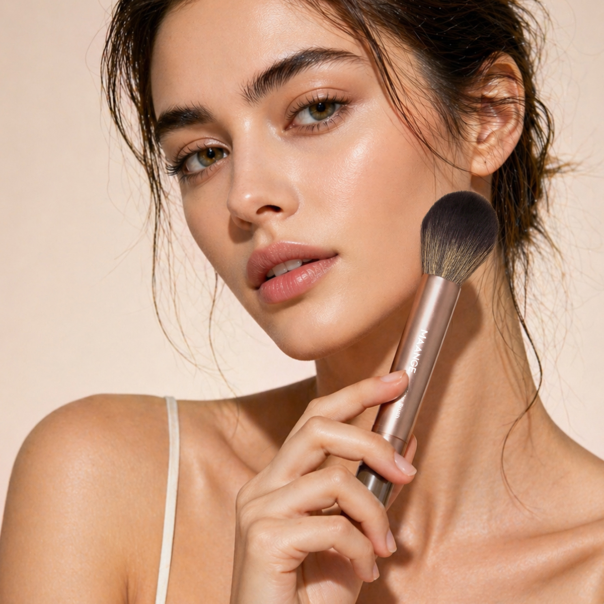 MAANGE Wholesale 13pcs Makeup Brushes 1PCS Powder Puff Foundation Blush Contouring Eyeshadow FacialProfessional Makeup Brush Set - 图片 2