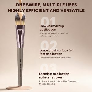 MAANGE Custom Logo OEM&ODM Private Label Foundation Brush  Liquid Wholesale Professional Makeup Brushes - 图片 2
