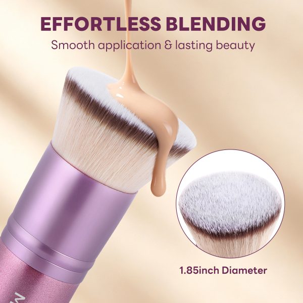 MAANGE  Wholesale 2pcs Makeup Brush Foundation Loose Powder Blush Contour Professional Makeup Brushes Set