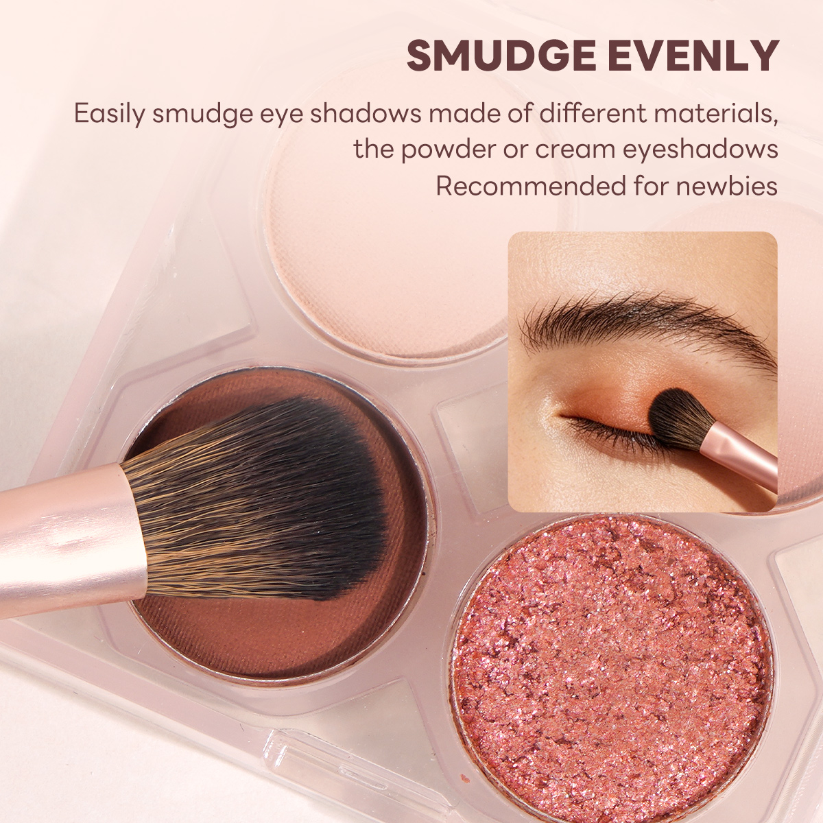 MAANGE Wholesale 13pcs Makeup Brushes 1PCS Powder Puff Foundation Blush Contouring Eyeshadow FacialProfessional Makeup Brush Kit - 图片 4